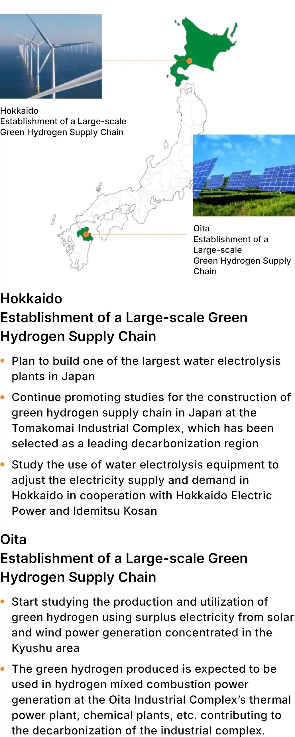 Local Hydrogen Production and Supply