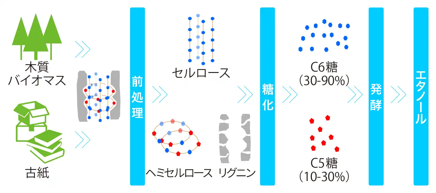 カーボンニュートラル社会へ向けたセルロース系エタノール製造