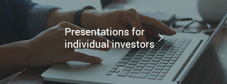 Presentations for individual investors
